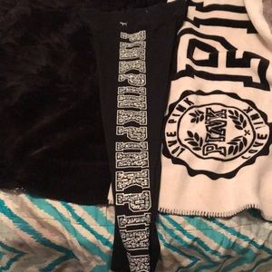 Vs pink bling cotton legging